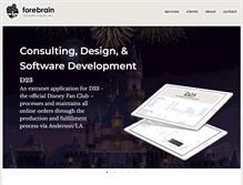 Tablet Screenshot of forebrain.net